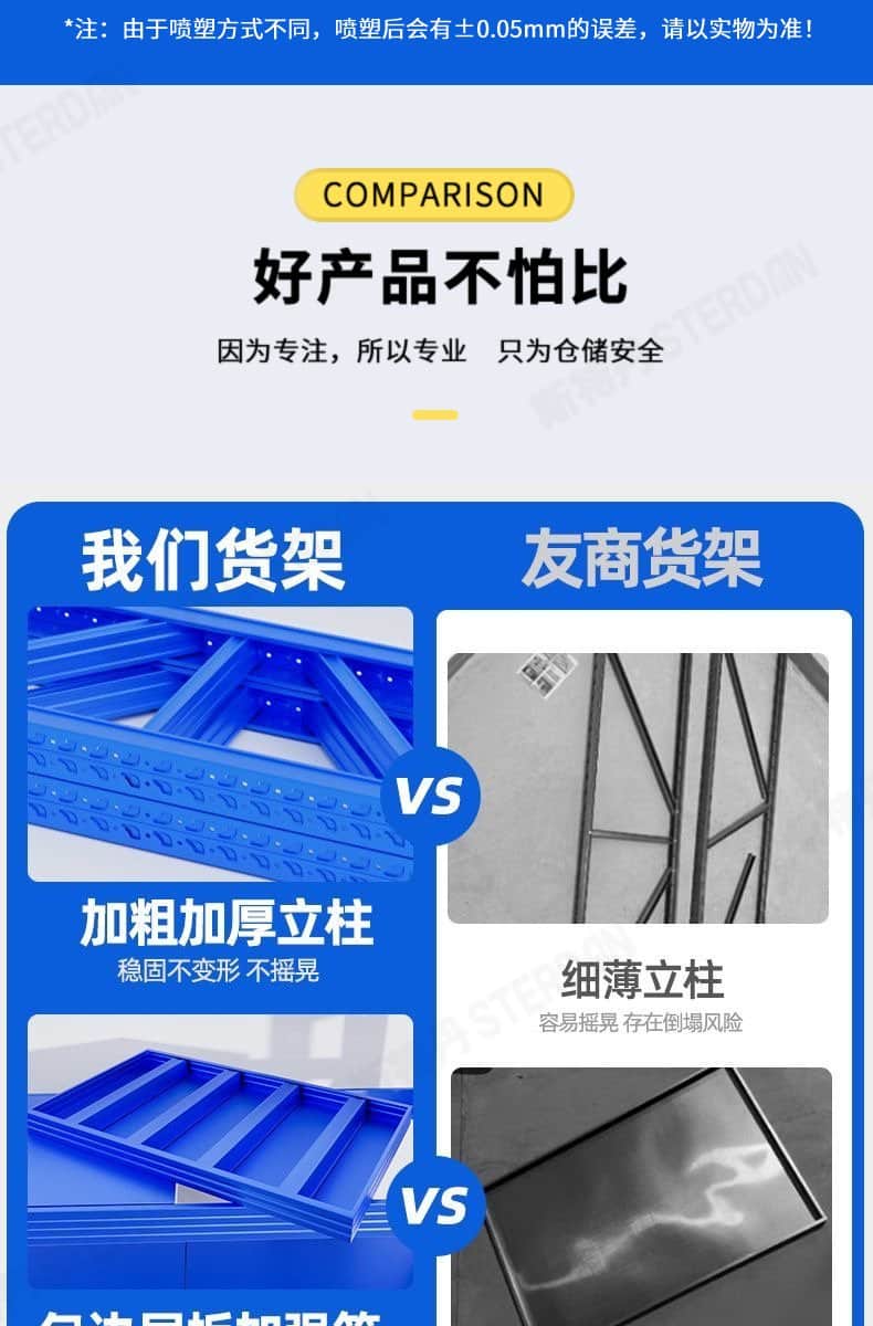 STERDAN 轻型货架(主架/3层) 详情图 5